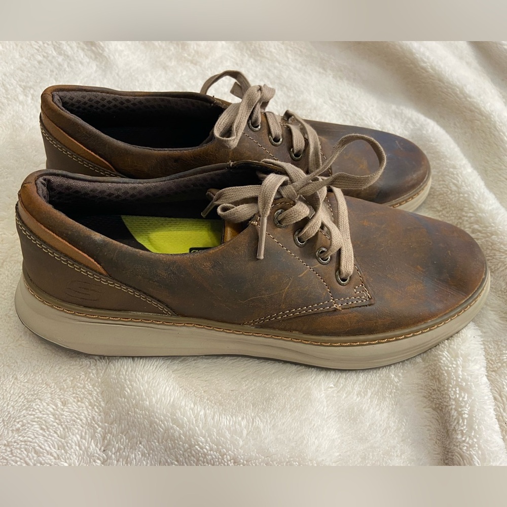 Skecher Classic Fit Oil Tanned Leather Casual Comfort Men's Oxford Footwear